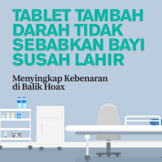 Tablet Tambah Darah Tidak Sebabkan Bayi Susah Lahir